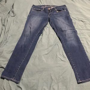 American Eagle Dark Wash Straight Leg Jeans